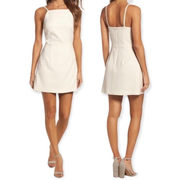 French Connection whisper square neck strappy dress - Picture 3 of 7